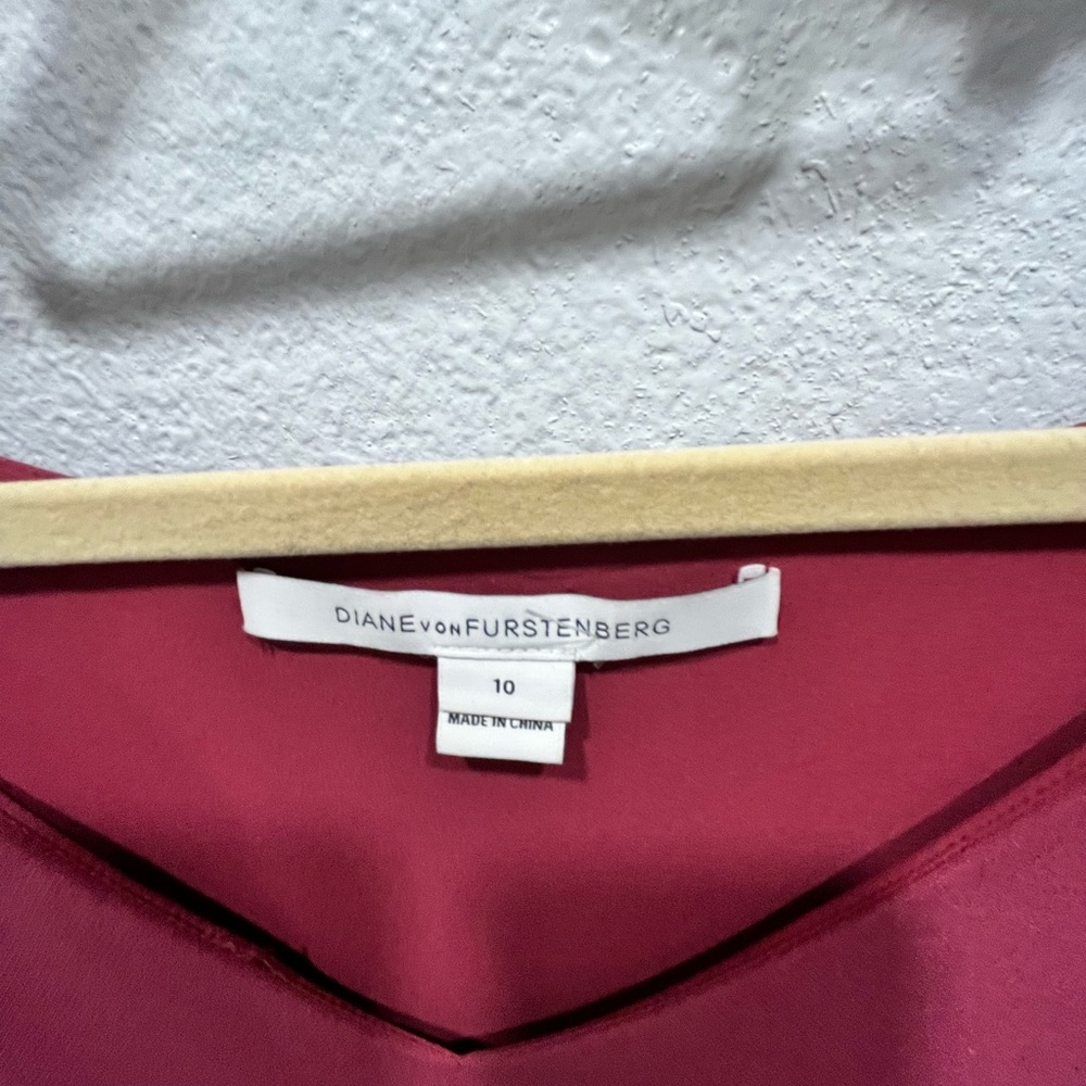 Red work dress